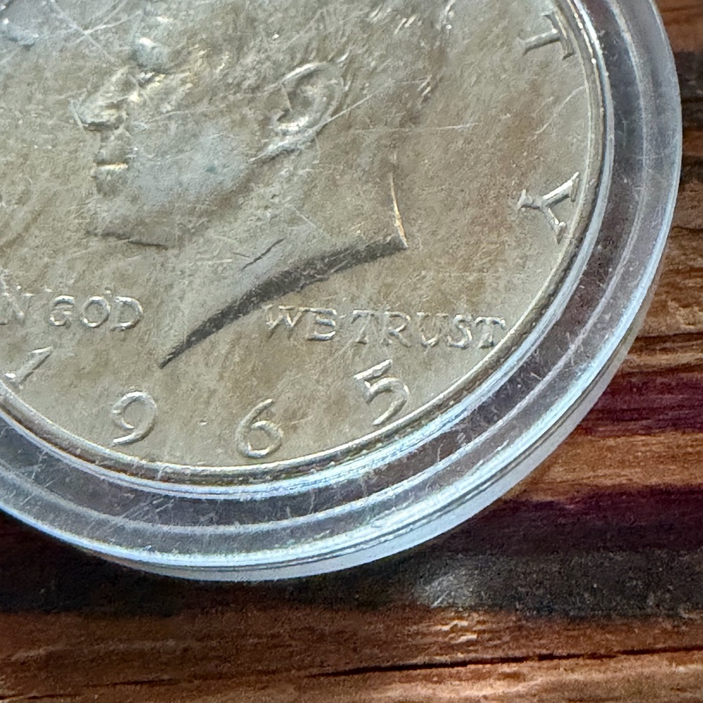 Mint condition silver half a dollar - image 7